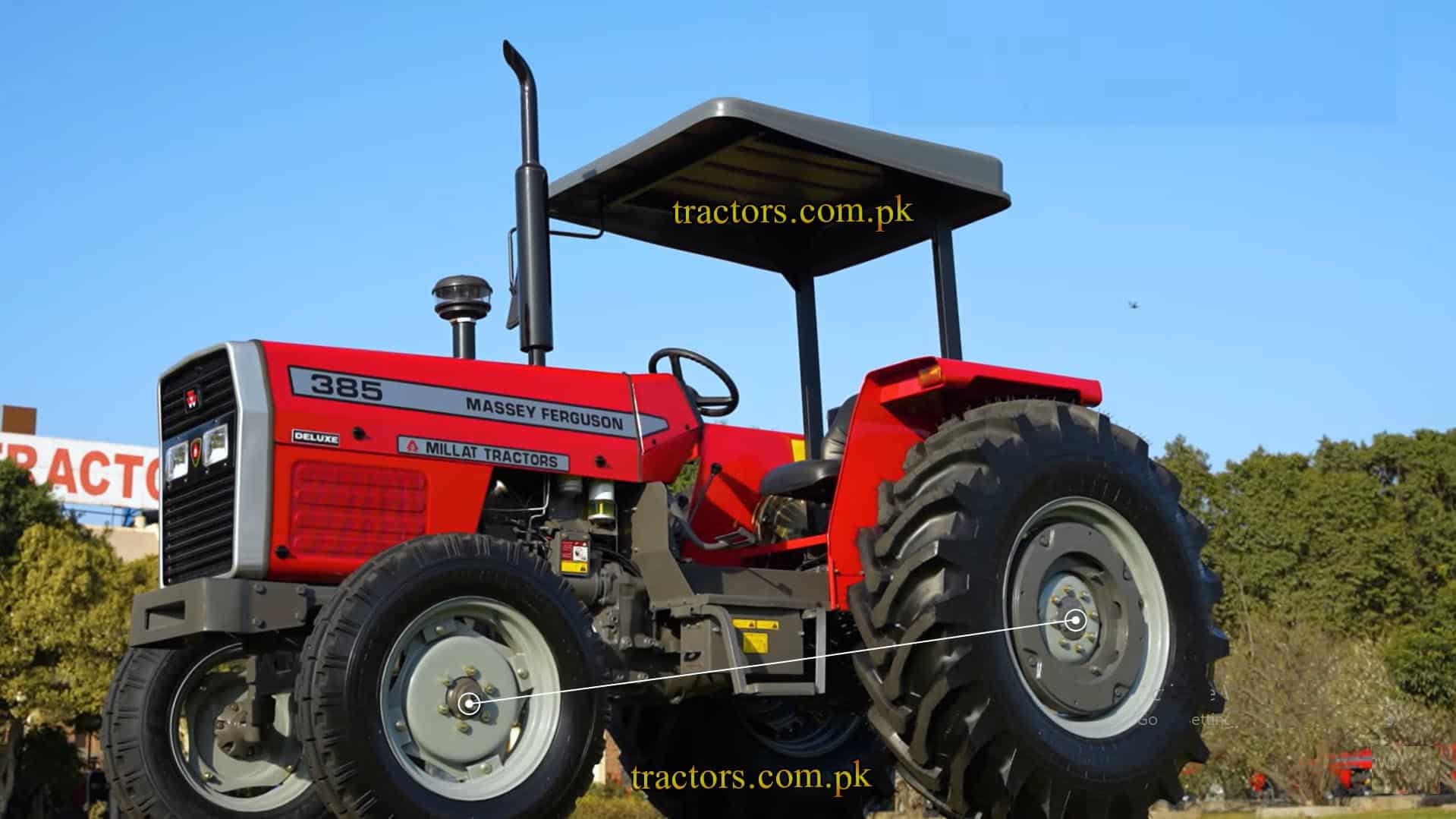 millat 385 deluxe tractor